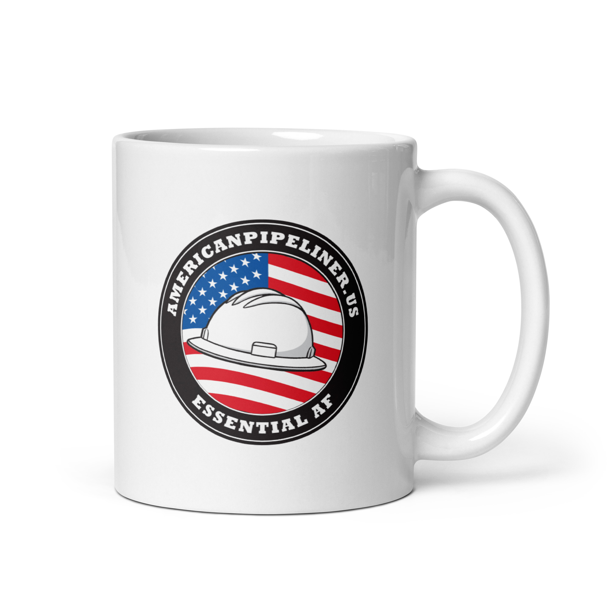 AP ESSENTIAL White glossy mug